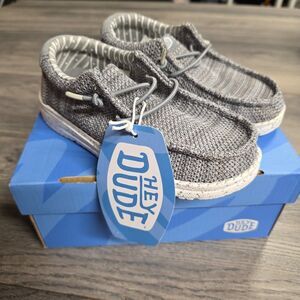 NEW in Box Hey Dude Wally T Stretch Sox Grey Kids Size: C10